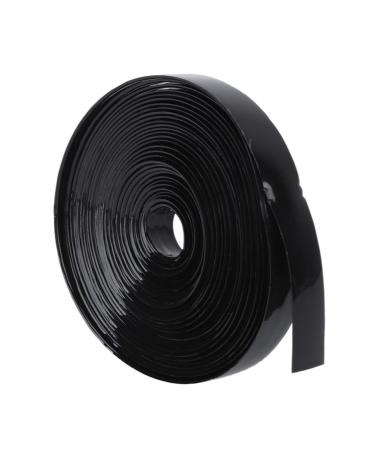 Black Hair Extension Tape Roll 9mm Wide Strong Adhesion Long Lasting Keratin Glue Strip for Professional Hair Salons with Safe Nanometer Material