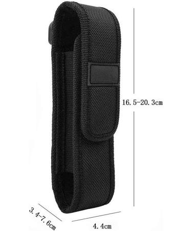 Flashlight Protective Case - 205mm Molle Holster Bag for Hunting Camping & Hiking | Durable Outdoor Gear - Buy Online on GoSupps.com