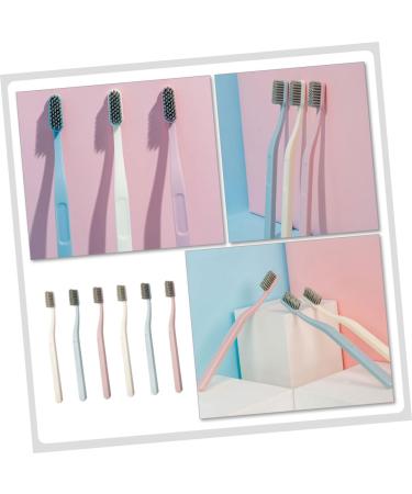 Ultechnovo 6ST Eco-Friendly Stiff Brush Toothbrushes | Sustainable Dental Care Tools | Frosted Cleaning Brushes for Adults - Buy Online on GoSupps.com
