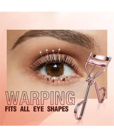 Effortless Lash Curler: Instant Eye-Opening Effect Easy-to-Use Eyelash Curling Tool-Design for Home & Travel Rose Gold - Buy Online on GoSupps.com