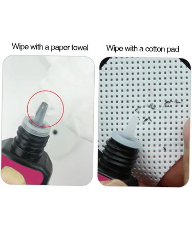 Beaupretty Cleaning gel nail wipes gel remover pads nail remover wipes nail polish remover pads lint nails wipes Lint Wipes nail gel cleaning nail oil cotton white gel pad Nails - Buy Online on GoSupps.com