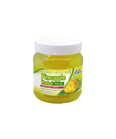 Herbal Solutions Pineapple Body Gel - Natural Hydration Formula with Pineapple Extract - 250g/8.8 oz - Non-Greasy Fresh & Light Formula