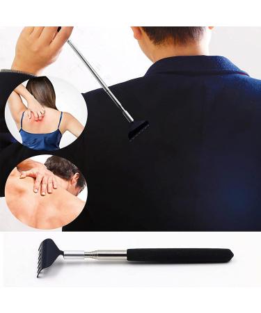High-Quality Telescopic Back Scratcher - Extendable 68 cm Reach for Head & Back - Black - Buy Online on GoSupps.com