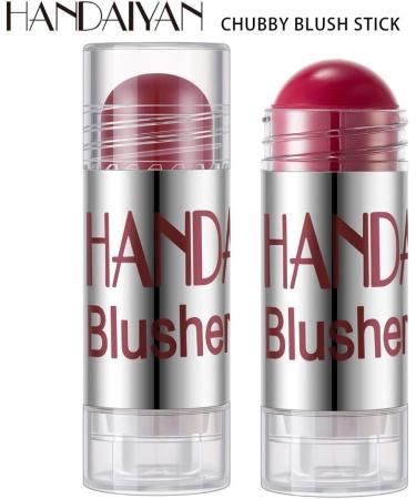 PICKX Chubby Blush Stick Multipurpose Blush Blush Stick For Cheeks Cream Blush Pink Blush Peach Stick Matte Stick Glow Stick Brighten Skin Tone (02#Highlighter) - Buy Online on GoSupps.com