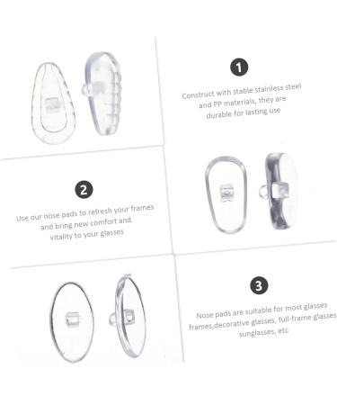 Healeeved 5 Sets Glasses Repair Tool - Screw Kit Nose Pads Rustproof Steel Multi-Color - Essential Eyewear Fixing Set - Buy Online on GoSupps.com