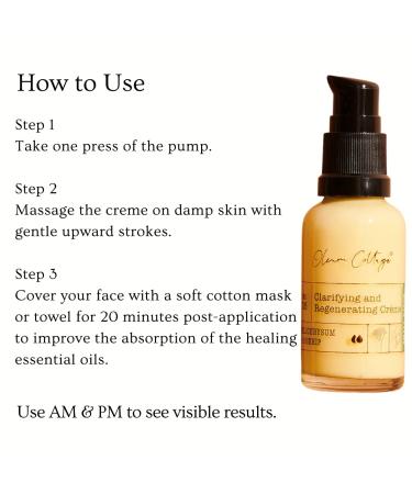 Buy Clarifying & Regenerating Creme - 30ml | 100% Natural Cold Pressed & Essential Oils - International Shipping - Buy Online on GoSupps.com