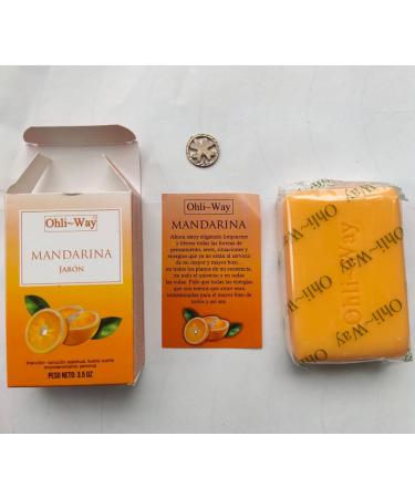 Buy Premium Mandarina Jabon | Handmade Mandarin Soap for Glowing Skin - International Shipping Available - Buy Online on GoSupps.com