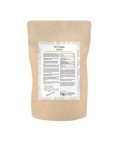 Fit4Taste Stevia Kristalline Streus e 1kg - Reine S e ohne Bittergeschmack - Ideal zum Kochen & Backen | Internationale Lieferung - Buy Online on GoSupps.com