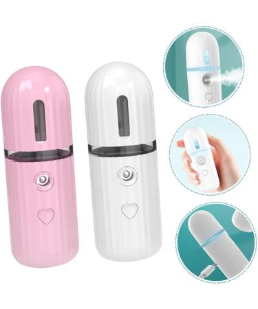 Mikinona 2pcs Moisturizing Sprayer Handheld Sprayer Facial Face Spa Steamer Travel Cosmetic Evaporator Abs - Buy Online on GoSupps.com