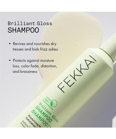 Fekkai Brilliant Gloss Shampoo - 8.5 oz | Revives & Nourishes Dry, Frizz-Prone Hair | Salon Grade, EWG Compliant, Vegan & Cruelty Free | 1 Pack - Buy Online on GoSupps.com