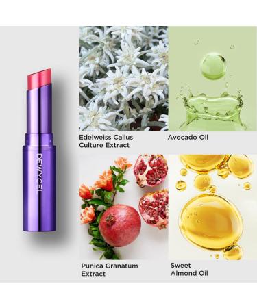 DEWYCEL TINTOURING BALM | #3 LIPS CORAL | Non-Sticky Moisturizing & Hydrating Tinted Lip Balm for Chapped Lips | Natural Color Lip Glow Balm - Buy Online on GoSupps.com