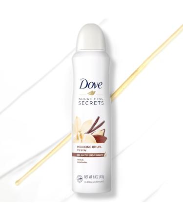 Dove Nourishing Secrets Dry Spray Antiperspirant Vanilla Cocoa Butter - 3.8 oz | International Shipping Available - Buy Online on GoSupps.com