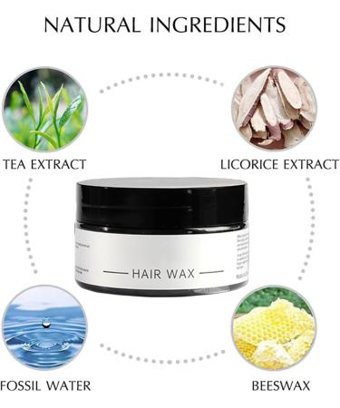 Temporary Hair Colour Wax Black Hair Wax Hair Style Dye Mud Unisex Fashion Styling Washable Dye Cream for Halloween Role Playing Masquerade - Buy Online on GoSupps.com