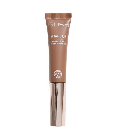 Gosh Cream Contour Shape Up I Contouring Stick For Defined Face Trains & Gentle Transitions I With built -in sponge for on the go I perfume -free allergy -certified & vegan I 002 medium - Dark 002 Medium - DEEP