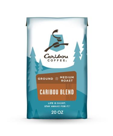 Caribou Coffee, Medium Roast Ground Coffee - Caribou Blend 20 Ounce Bag