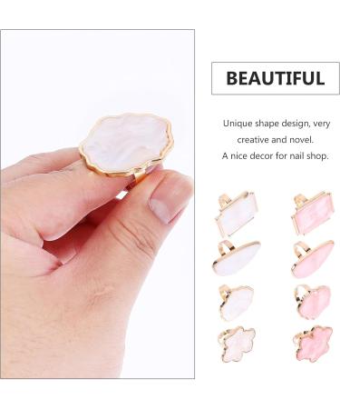 Angoily 8pi ces Palette pour Nail Art Plateau de M lange de Couleurs Plateau Porte-ongles - Buy Online on GoSupps.com