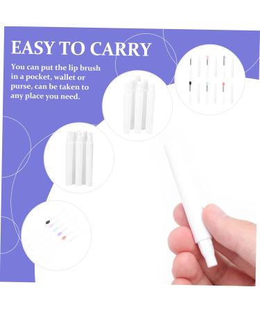 12 Pcs Silicone Lip Brushes Set - Lipstick & Lip Balm Applicators for Flawless Makeup - Ideal for Lips & Eyes - International Shipping Available - Buy Online on GoSupps.com