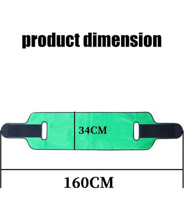 Transfer Sling Belt | 63 Inches Bed Assist Transfer Cushion Patient Assist Nursing Gait Belt with Durable Handles Transfer Elderly Limited Mobility (Green) - Buy Online on GoSupps.com
