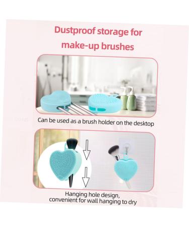 Beavorty Face Scrubber Exfoliator Brush Double Side face Brush Silicone Face Scrubber Manual Exfoliating Brush Silicone face Cleansing Brush face Scrub Brush Handheld Silica Gel Cleaner 9.8x8.4cm - Buy Online on GoSupps.com