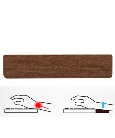 Computer Palm Rest Walnut NonSlip Soft Feel Environmentally Friendly Washing Oil 6 Inclined Walnut Palm Rest for 61 108 Keys Approx 36cm - Buy Online on GoSupps.com