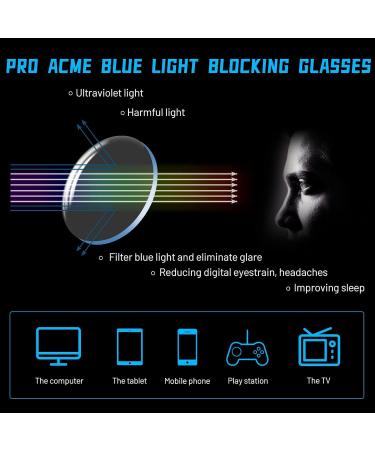 Pro Acme Vintage Cat Eye Blue Light Filter Glasses for Women - Anti-Eye Fatigue Block Blue Light from PC Phone & TV - A3 Black - Buy Online on GoSupps.com