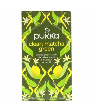 Pukka Clean Matcha Green 20 Bags x 5 Pack - Buy Online on GoSupps.com