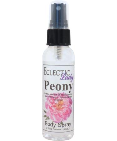 Peony Body Spray 2 ounces Body Mist for Women with Clean Light & Gentle Fragrance Long Lasting Perfume with Comforting Scent for Men & Women Cologne with Soft Subtle Aroma For Daily Use 2 Fluid Ounces