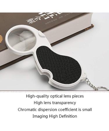 Magnifier Mini Folding Hand Magnifier 5 Times Hd Magnifier Led Light Magnifier Lofty Ambition - Buy Online on GoSupps.com