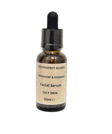 Organic Peppermint & Rosemary Facial Serum.