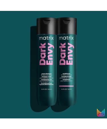 Matrix Dark Envy Hydrating Conditioner for Dark Hair | Nourishing Formula | Enhances Manageability & Adds Shine | Dark Brown/Black Hair | 10.1 Fl Oz - Buy Online on GoSupps.com