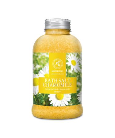 Bath Sea Salt Chamomile 21.16 Oz (600g) - Bath Salts with Natural Chamomile Extract for Bath Soak - Relaxing Bath - Body Care - Muscle Relaxation - Aromatherapy Bath Salts - Herb Bath Salt