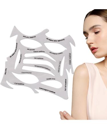 REMEK 10 Pcs Eyeliner Stencils Eyeliner Stickers for Eyes Cat Eyeliner Eyeshadow Template Pads Multipurpose Stencils for Beginners 10 Pcs 01 - Buy Online on GoSupps.com