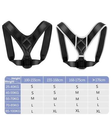 Back support sis Corset Back Brace Posture Corrector Sport Therapy Magnetic Posture Upper Back Corrector back Posture corrector (White XL) Better life - Buy Online on GoSupps.com