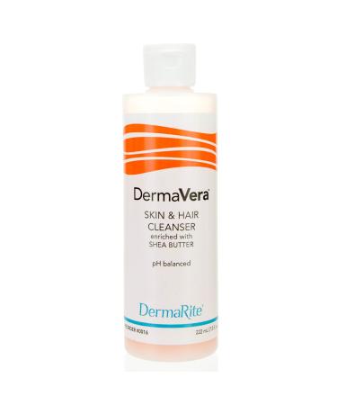 DermaVera Shampoo&Body Wash Flip Top Bottle Scented 7.5 oz. 0016 6 Ct