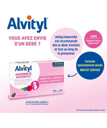 Alvityl - Conception Pregnancy - Pregnant and lactating women - Dietary supplement - Folic acid 400 g - 30 capsules - Buy Online on GoSupps.com