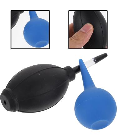 COHEALI Ear Syringe Cleaner Pack of 2 - Soft Rubber Hand Washing Bulb - Ear Syringe Ball Tool - Blue+Black - Buy Online on GoSupps.com