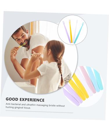 BUTIFULSIC 4pcs Soft Nano Toothbrush Set - Eco-Friendly Blush Earth Tones for Gentle Cleaning - Buy Online on GoSupps.com