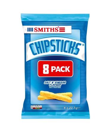 Walkers Walkers Smith Chipsticks - Salt and Vinegar (8x22g) - Pack of 6