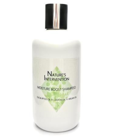 99% Natural - NOURISHING SHAMPOO - with CASTOR OIL ARGAN & EUCALYPTUS - 250 ml by NATURE'S INTERVENTION - Sulfate Free Paraben Free. Concentrated. pH Balanced Gentle Suitable for Sensitive Skin.