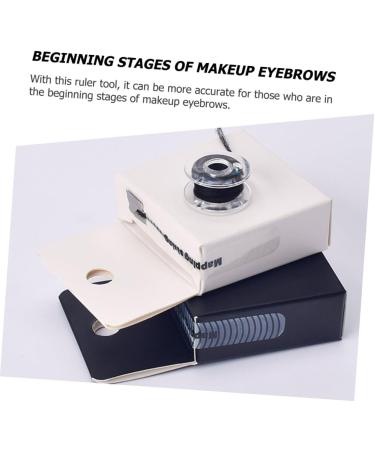 FOMIYES 2pcs Eyebrow Ruler Line Box Eyebrow Microblading Supplies Eyebrow Makeup Accessory - Buy Online on GoSupps.com