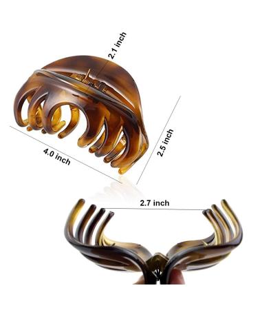 Non-Slip Large Hair Claw Clips for Thick Hair - Strong Hold Hair Clamps (3 Pack) - Buy Online on GoSupps.com