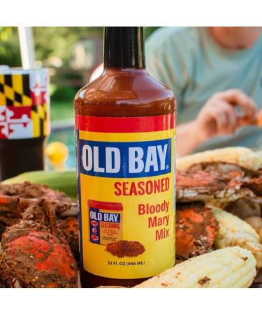 George's Old Bay Seasoned Bloody Mary Mix - Authentic Seafood Spice Blend for the Perfect Bloody Mary - Buy Online on GoSupps.com