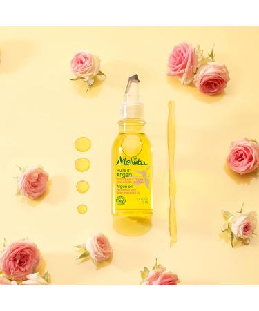 Buy Melvita Argan Oil with Essential Rose Oil | Organic Skin Nourishment | 100% Natural & Bio-Certified - 50ml - Buy Online on GoSupps.com