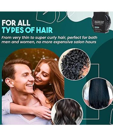 2PCS Hair Darkening Charcoal Shampoo Bar Organic Bamboo Charcoal Shampoo Soap Organic Gray Reverse Shampoo Bar Solid Shampoo Soap for Repair Dry Damaged Hair for All Hair Types - Buy Online on GoSupps.com