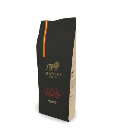 Marley Coffee Medium Roast Organic Coffee Beans 1kg - One Love Blend - Marley Coffee -From The Marley Family - For All Coffee Machines - Medium Roast