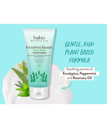Babo Botanicals Eucalyptus Remedy Conditioner - Gentle & Nourishing Plant-Based Formula for Normal to Oily Hair - Vegan & Hypoallergenic - 6 fl. oz - Buy Online on GoSupps.com