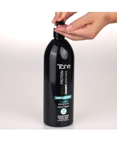 Tahe Botanic Gold Protein Volume Shampoo 1000ml - Premium Volume-Boosting Shampoo for Luxurious Hair | International Shipping Available - Buy Online on GoSupps.com
