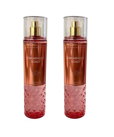 2 Champagne Toast Fine Fragrance Mist bath body 8 fl oz