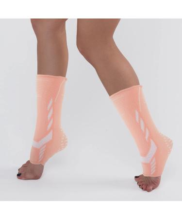 GLEAVI Ankle Socks & Brace for Women - Pressure Relief Sleeves for Plantar Support - Elastic Ankle Covers - Pink M - Buy Online on GoSupps.com