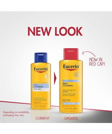Eucerin Skin Calming Body Wash with Omega Oils - Fragrance Free | 8.4 oz - Buy Online on GoSupps.com